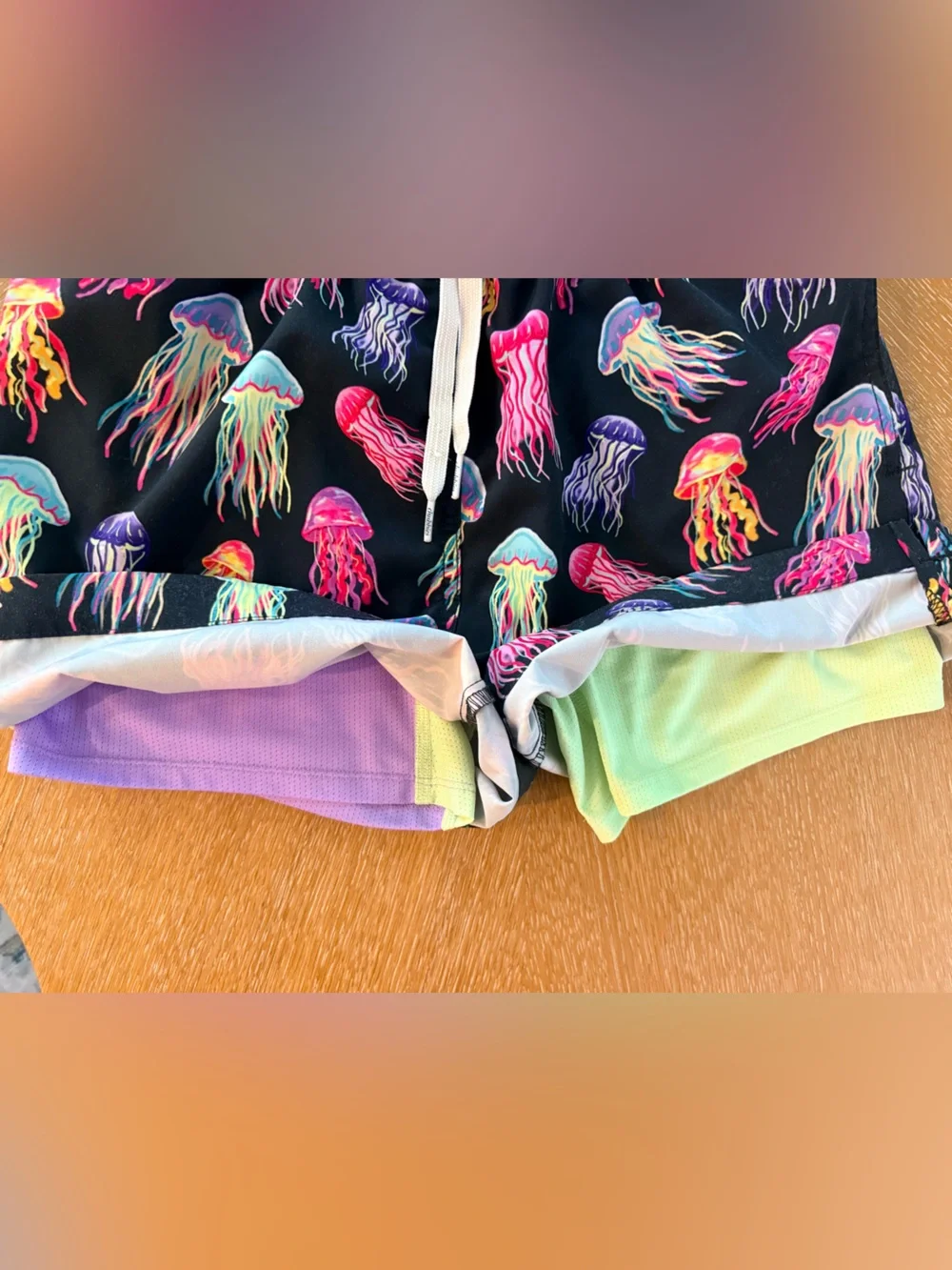 CHUBBIES Black Jellyfish Print Shorts